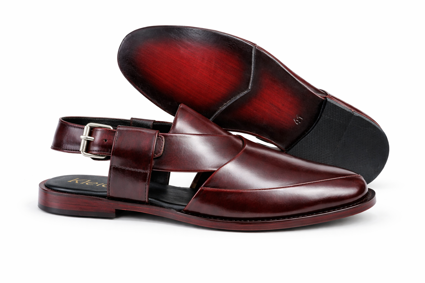Premium Leather Sole Peshawari Chappal – Eid Collection